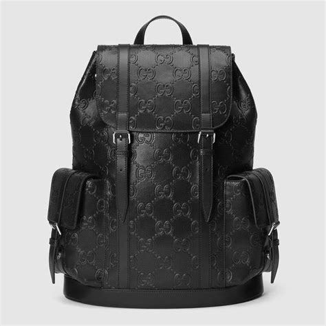 gucci black back bag|gucci backpack unisex.